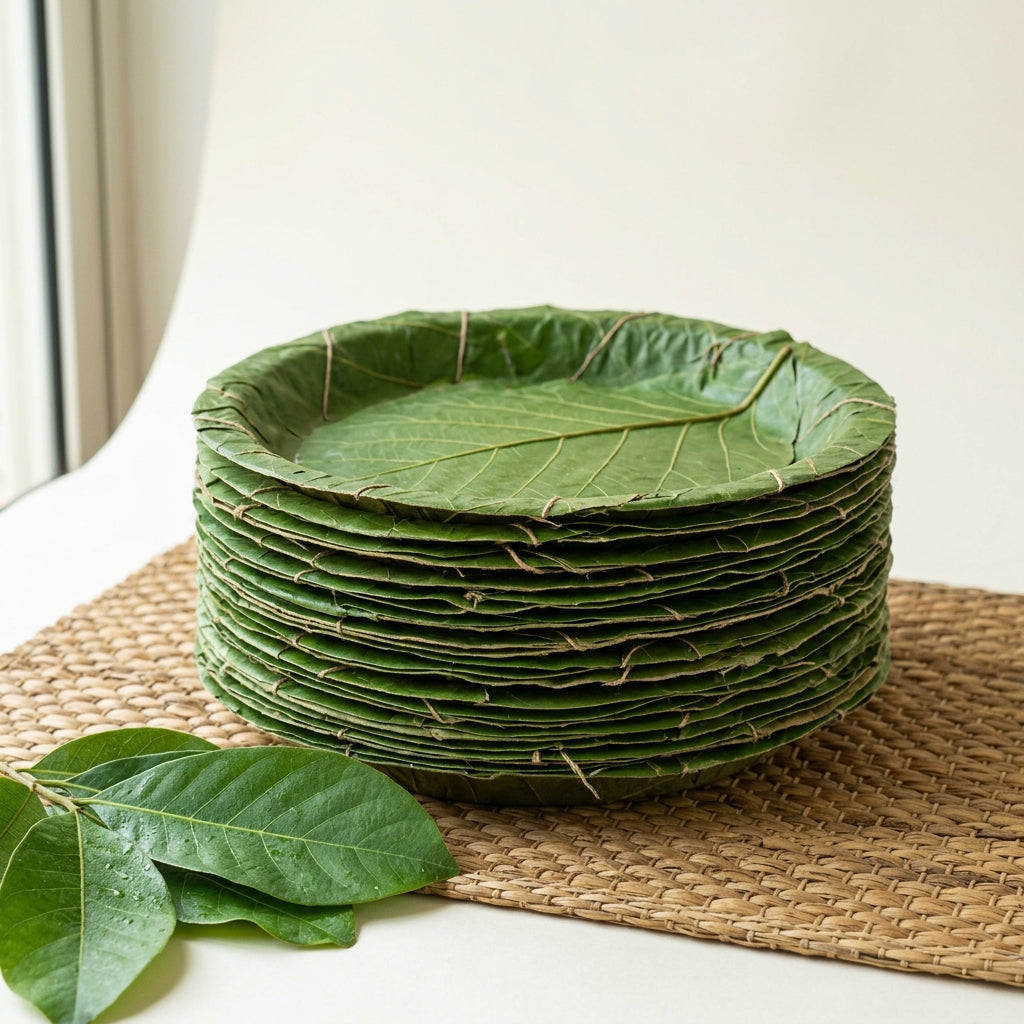 100% Natural Leaf Plates